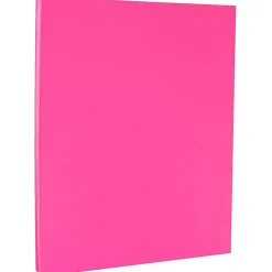 Clearance 65 lb. Cardstock Paper, 8.5" x 11", Ultra Fuchsia Pink, 250 Sheets/Ream (184851B) Card Stock