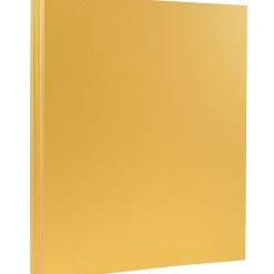 110 lb. Cardstock Paper, 8.5" x 11", Gold Stardream, 50 Sheets/Pack (173SD8511GO285) Card Stock