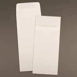 JAM Paper #11 Policy Business Strathmore Envelopes, 4.5 x 10.375, Natural White Wove, 50/Pack (900905923I)* Business