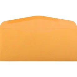 JAM Paper #14 Recycled Kraft Envelopes, 5 x 11 1/2, Brown Kraft Manila, 100/Pack (52692203682)* Business