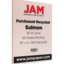 Outlet 30% Recycled Parchment Cardstock, 65 lb., 8.5