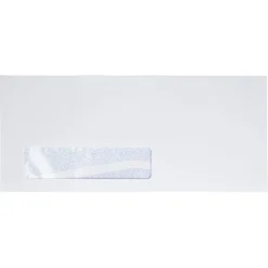 JAM Paper #10 Security Tinted Booklet Envelopes, 4 1/8" x 9 1/2", White, 50/Pack (99977-50)* Security Tinted