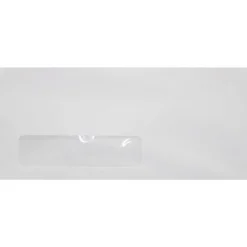 JAM Paper #10 Window Envelopes (4 1/8 x 9 1/2), 24lb., Bright White, Laser Safe, 250/pack* Window