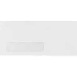 JAM Paper #10 Window Envelope, 4 1/8" x 9 1/2", White, 250/Pack (1633173CF)* Window