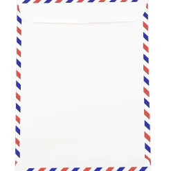 JAM Paper 9 x 12 Airmail Open End Catalog Envelopes, White, 25/Pack (1430744)* Catalog