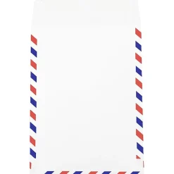 JAM Paper 9 x 12 Airmail Open End Catalog Envelopes, White, 25/Pack (1430744)* Catalog