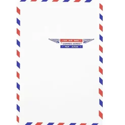 JAM Paper 6 x 9 Airmail Open End Catalog Envelopes, White, 50/Pack (1430743I)* Catalog