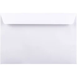 JAM Paper 6 x 9 Booklet Commercial Envelopes, White, 100/Pack (15866I)* Business