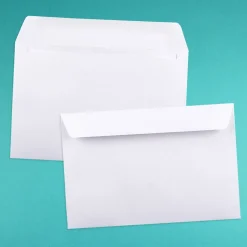 JAM Paper 6 x 9 Booklet Commercial Envelopes, White, Bulk 250/Box (4238h)* Business