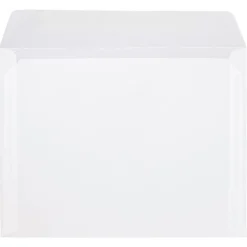 JAM Paper 10" x 13" Booklet Translucent Vellum Envelopes, Clear, 10/Pack (900840420D)* Business