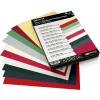Online 8.5" x 11" Cardstock, 100lb, Holiday Variety Pack, 100/pack (81211-C-HLDY-1) Card Stock