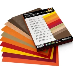 Discount 8.5" x 11" Cardstock, 100lb, Autumn Variety pack 100/pack (81211-C-ATMN-1) Card Stock