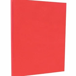 Online 8.5" x 11" Color Cardstock, 65lb, Red, 100/pack (101378G) Card Stock
