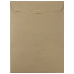 JAM Paper 9 x 12 Kraft Open End Catalog Envelopes with Clasp Closure, Brown Kraft Paper Bag, 10/Pack (563120849A)* Catalog