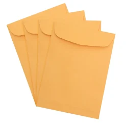 JAM Paper 7.5 x 10.5 Kraft Open End Catalog Envelopes, Brown Kraft Manila, 50/Pack (29215i)* Catalog