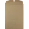 JAM Paper 9 x 12 Kraft Open End Catalog Envelopes with Clasp Closure, Brown Kraft Paper Bag, 25/Pack (563120849)* Catalog