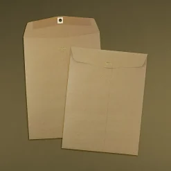 JAM Paper 9 x 12 Kraft Open End Catalog Envelopes with Clasp Closure, Brown Kraft Paper Bag, 25/Pack (563120849)* Catalog