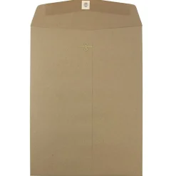 JAM Paper 9 x 12 Kraft Open End Catalog Envelopes with Clasp Closure, Brown Kraft Paper Bag, Bulk 1000/Carton (563120849C)* Catalog