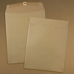 JAM Paper 10 x 13 Kraft Open End Catalog Envelopes with Clasp Closure, Brown Kraft Paper Bag, 25/Pack (563120854)* Catalog
