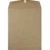 JAM Paper 10 x 13 Kraft Open End Catalog Envelopes with Clasp Closure, Brown Kraft Paper Bag, 100/Pack (563120854B)* Catalog