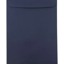 JAM Paper 10 x 13 Open End Catalog Envelopes, Navy Blue, 25/Pack (12828427)* Catalog