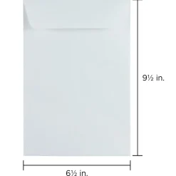 JAM Paper 6.5 x 9.5 Open End Catalog Envelopes, White, 50/Pack (1623193i)* Catalog