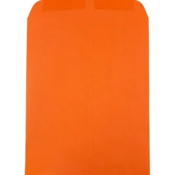JAM Paper 9 x 12 Open End Catalog Colored Envelopes, Orange Recycled, 50/Pack (80410i)* Catalog