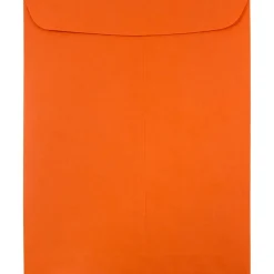 JAM Paper 9 x 12 Open End Catalog Colored Envelopes, Orange Recycled, 25/Pack (80410a)* Catalog