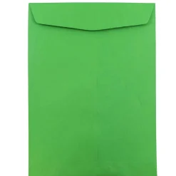 JAM Paper 9 x 12 Open End Catalog Colored Envelopes, Green Recycled, 25/Pack (80402a)* Catalog