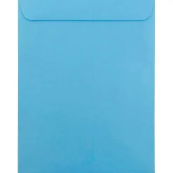 JAM Paper 10 x 13 Open End Catalog Colored Envelopes, Blue Recycled, 25/Pack (87725a)* Catalog