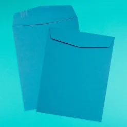 JAM Paper 10 x 13 Open End Catalog Colored Envelopes, Blue Recycled, 25/Pack (87725a)* Catalog