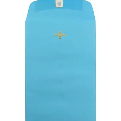 JAM Paper ® 6 x 9 Open End Catalog Colored Envelopes with Clasp Closure, Blue Recycled, 25/Pack (V0128123F)* Catalog