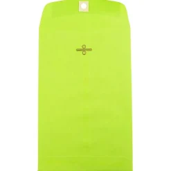 JAM Paper ® 6 x 9 Open End Catalog Colored Envelopes with Clasp Closure, Ultra Lime Green, 25/Pack (V0128133F)* Catalog