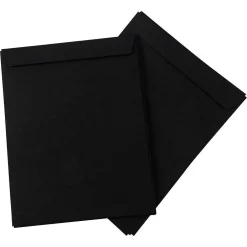 JAM Paper 10 x 13 Open End Catalog Envelopes, Black, 100/Pack (87733)* Catalog