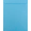 JAM Paper 10" x 13" Open End Catalog Colored Envelopes, Blue Recycled, 10/Pack (87725B)* Catalog