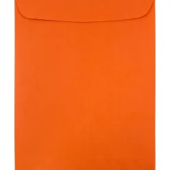 JAM Paper 9" x 12" Open End Catalog Colored Envelopes, Orange Recycled, 10/Pack (80410B)* Catalog