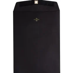 JAM Paper 9" x 12" Open End Catalog Envelopes with Clasp Closure, Black, 10/Pack (73854B)* Catalog