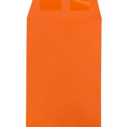 JAM Paper 6" x 9" Open End Catalog Colored Envelopes, Orange Recycled, 10/Pack (88129B)* Catalog