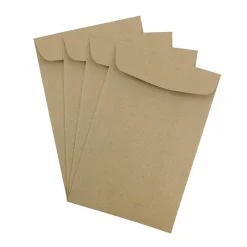 JAM Paper 6 x 9 Open End Kraft Catalog Envelopes, Brown Kraft Paper Bag, 50/Pack (51286524i)* Catalog