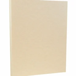 Sale 8.5" x 11" Parchment Cardstock, 65lb, Natural, 100/pack (171116G) Card Stock
