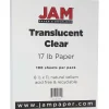Online 8.5" x 11" Translucent Clear Vellum Paper, 17 lbs., 70 Brightness, 100 Sheets/Pack (1379) Multipurpose Paper