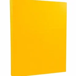 Online 8.5" x 11" Vellum Bristol Cardstock, 67lb, Goldenrod, 100/pack (169825G) Card Stock