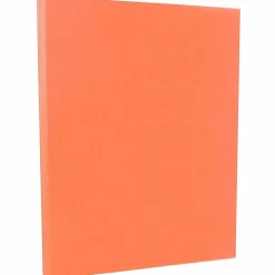 8.5" x 11" Vellum Bristol Cardstock, 67lb, Salmon, 100/pack (169832G) Card Stock