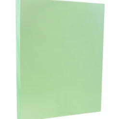 Online 8.5" x 11" Vellum Bristol Cardstock, 110lb, Green, 100/pack (169852G) Card Stock