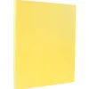 8.5" x 11" Vellum Bristol Cardstock, 110lb, Canary Yellow, 100/pack (816917020G) Card Stock