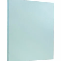 Clearance 8.5" x 11" Vellum Bristol Cardstock, 110lb, Blue, 100/pack (216916789G) Card Stock