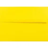 JAM Paper A7 Colored Invitation Envelopes, 5.25 x 7.25, Yellow Recycled, 50/Pack (96326I)* Business