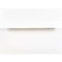 JAM Paper A6 Foil Lined Invitation Envelopes, 4.75 x 6.5, White with Silver Foil, 25/Pack (82927)* Business