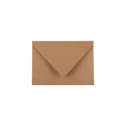 JAM Paper A6 Invitation Envelope, 4 7/5" x 6 1/2", Brown Kraft Recycled, 100/Pack (63134660D)* Business