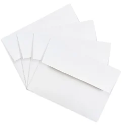 JAM Paper A2 Invitation Envelopes, 4.375 x 5.75, White, 25/Pack (MOOP6250LD)* Business